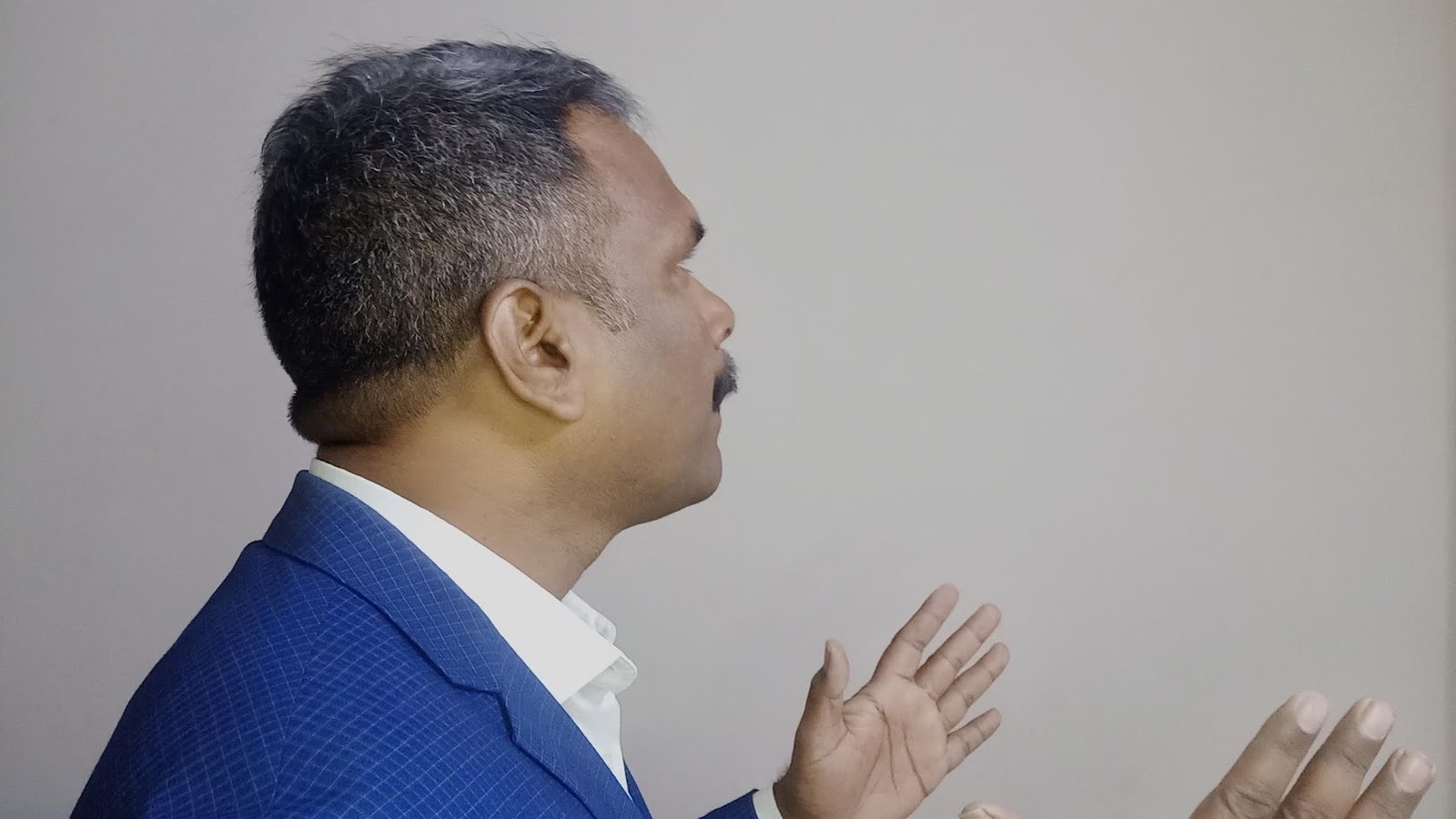 Manickam Dhayalan reflecting on thoughts, decisions and actions